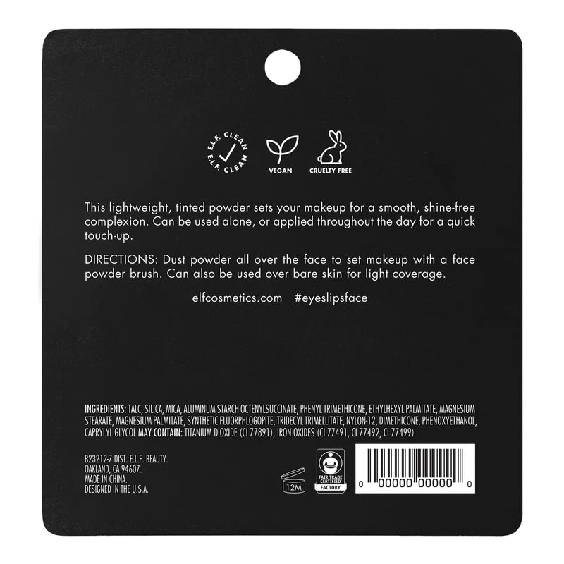 The Aura Matte Set: e.l.f. Finishing Powder & 8-Piece Pro Brush Kit