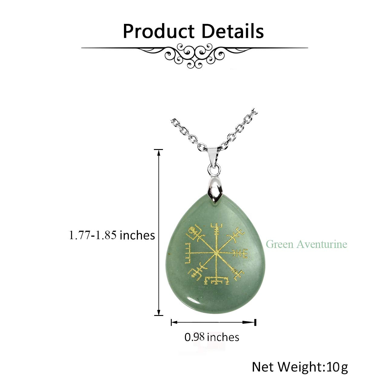 The Nordic Compass: Amethyst Guardian Necklace