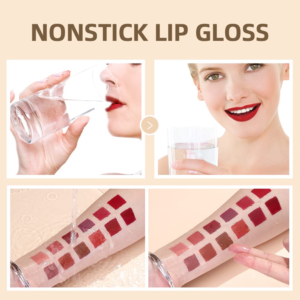 The Aurora Lip Collection by QiBest: 8-Piece Matte & Plumping Set