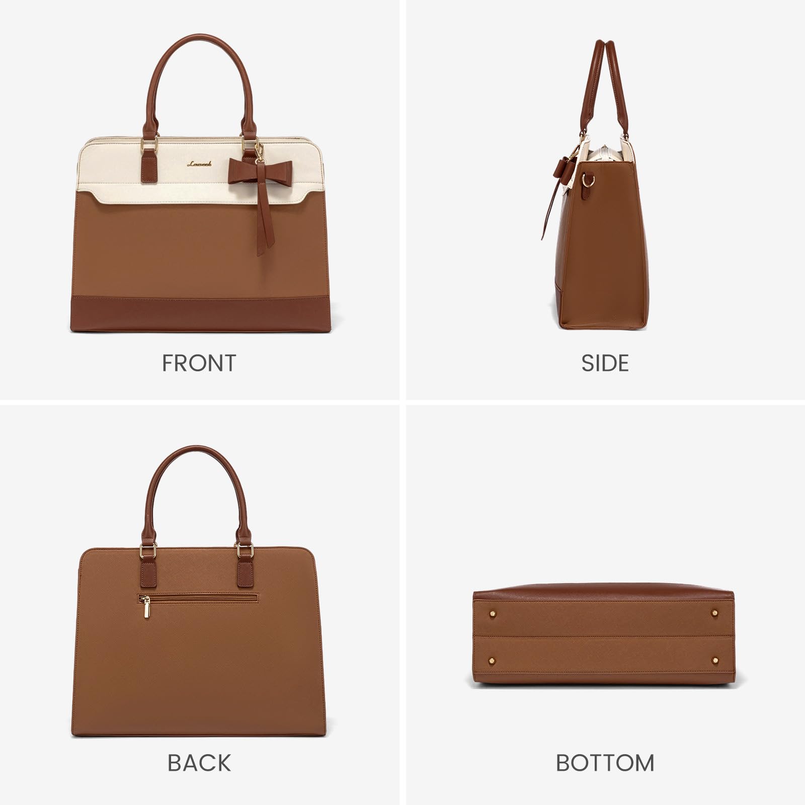 The Aura Executive Grand Tote – 15.6" Laptop & Travel Companion