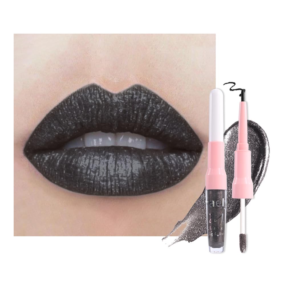The Kaely 2-in-1 Mauve Metallic Lip & Liner: Arctic Shimmer Edition