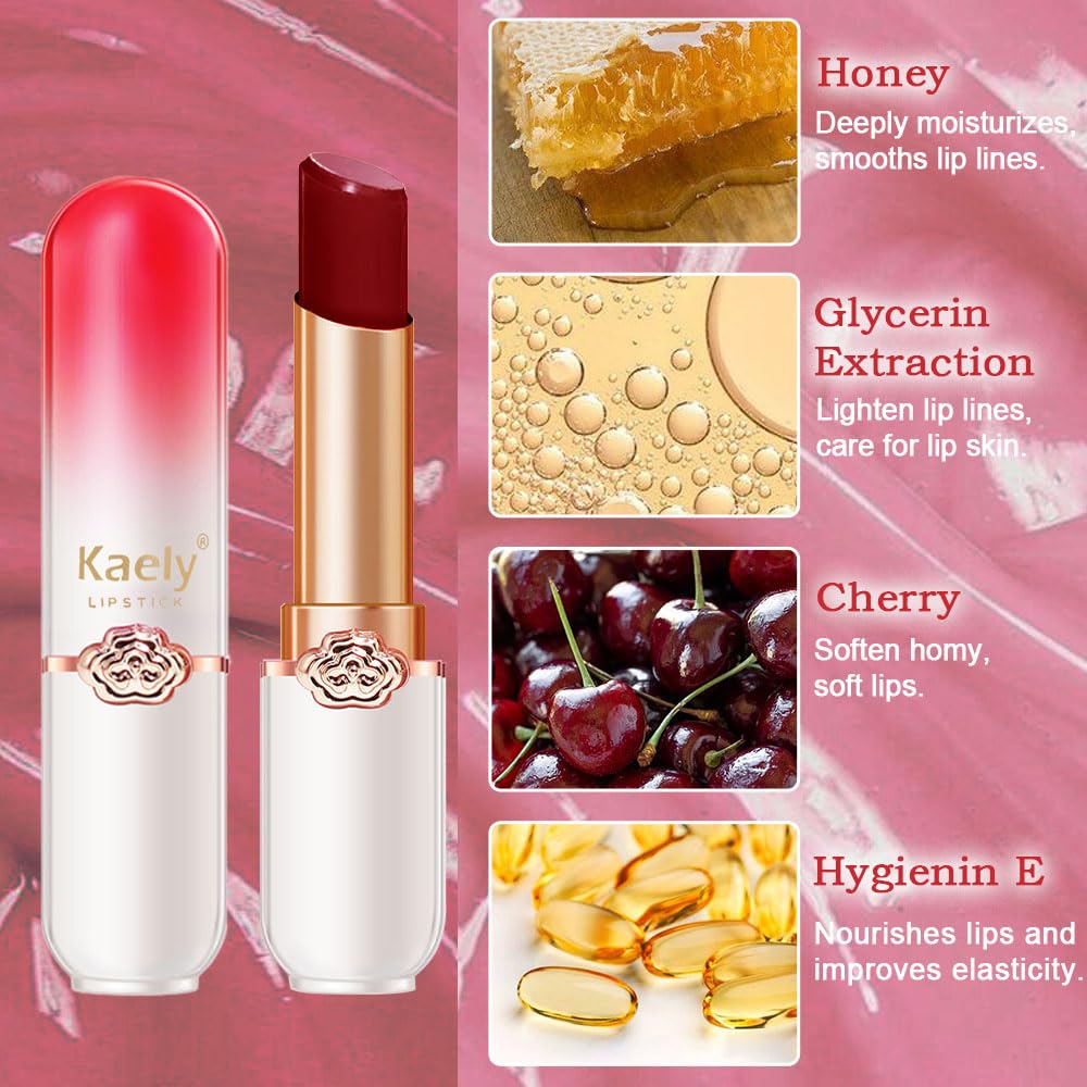 The Kaely 2-in-1 Mauve Metallic Lip & Liner: Arctic Shimmer Edition