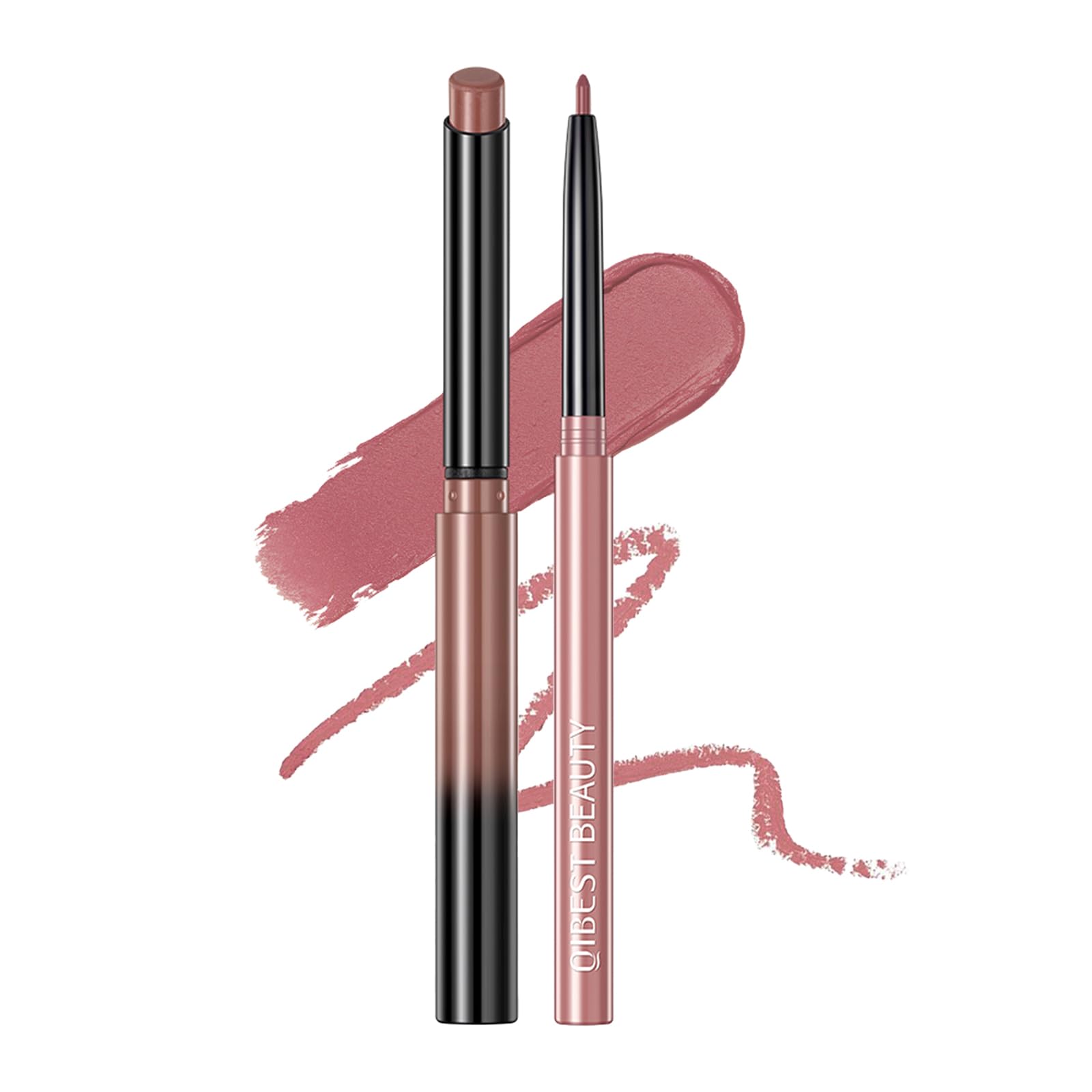 The Aurora Lip Collection by QiBest: 8-Piece Matte & Plumping Set