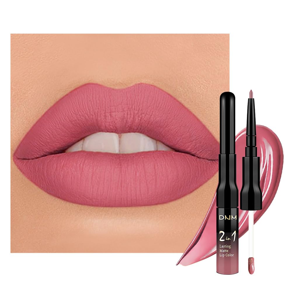 The Kaely 2-in-1 Mauve Metallic Lip & Liner: Arctic Shimmer Edition