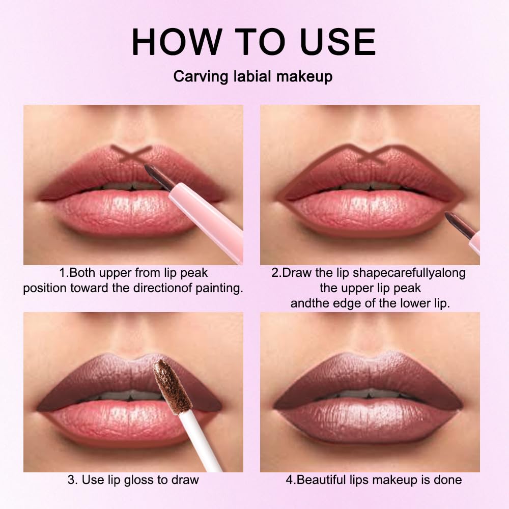The Kaely 2-in-1 Mauve Metallic Lip & Liner: Arctic Shimmer Edition