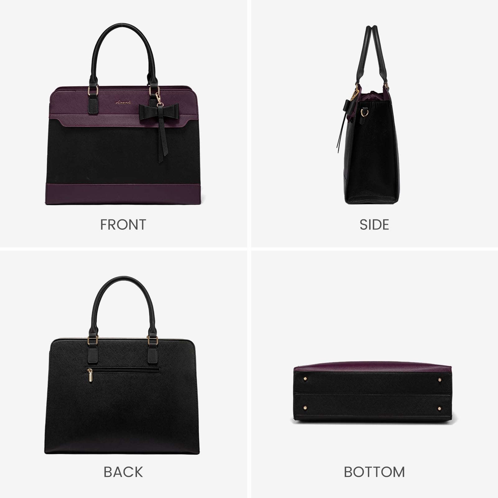 The Aura Executive Grand Tote – 15.6" Laptop & Travel Companion