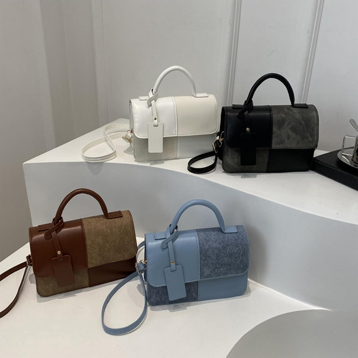 The Aura City Square – Lightweight Geometric Crossbody & Tote