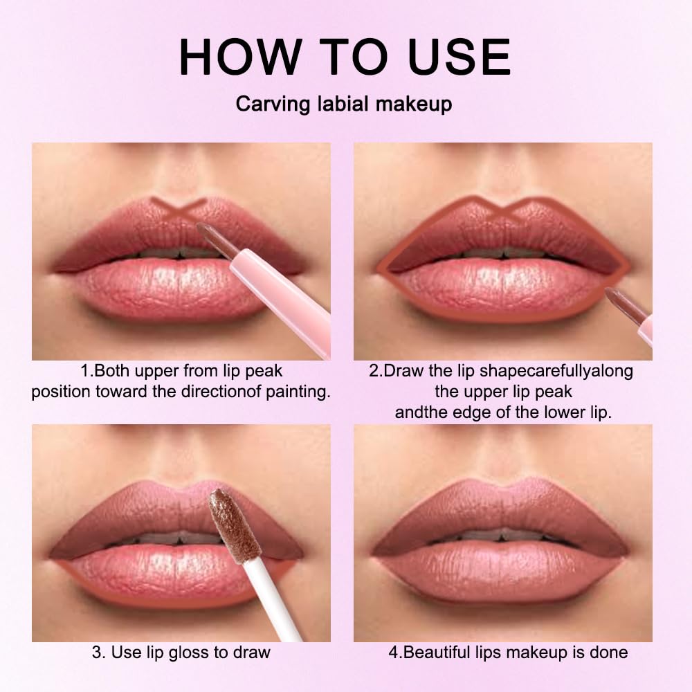 The Kaely 2-in-1 Mauve Metallic Lip & Liner: Arctic Shimmer Edition