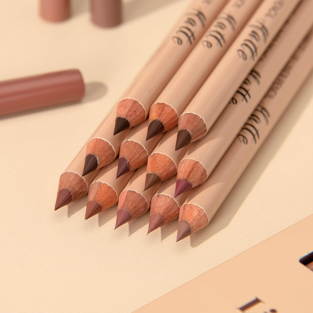 The Aurora Lip Collection by QiBest: 8-Piece Matte & Plumping Set