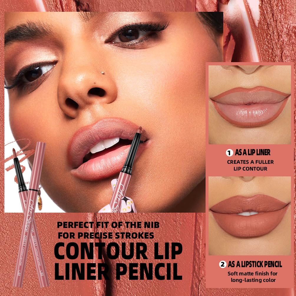 The Aurora Lip Collection by QiBest: 8-Piece Matte & Plumping Set