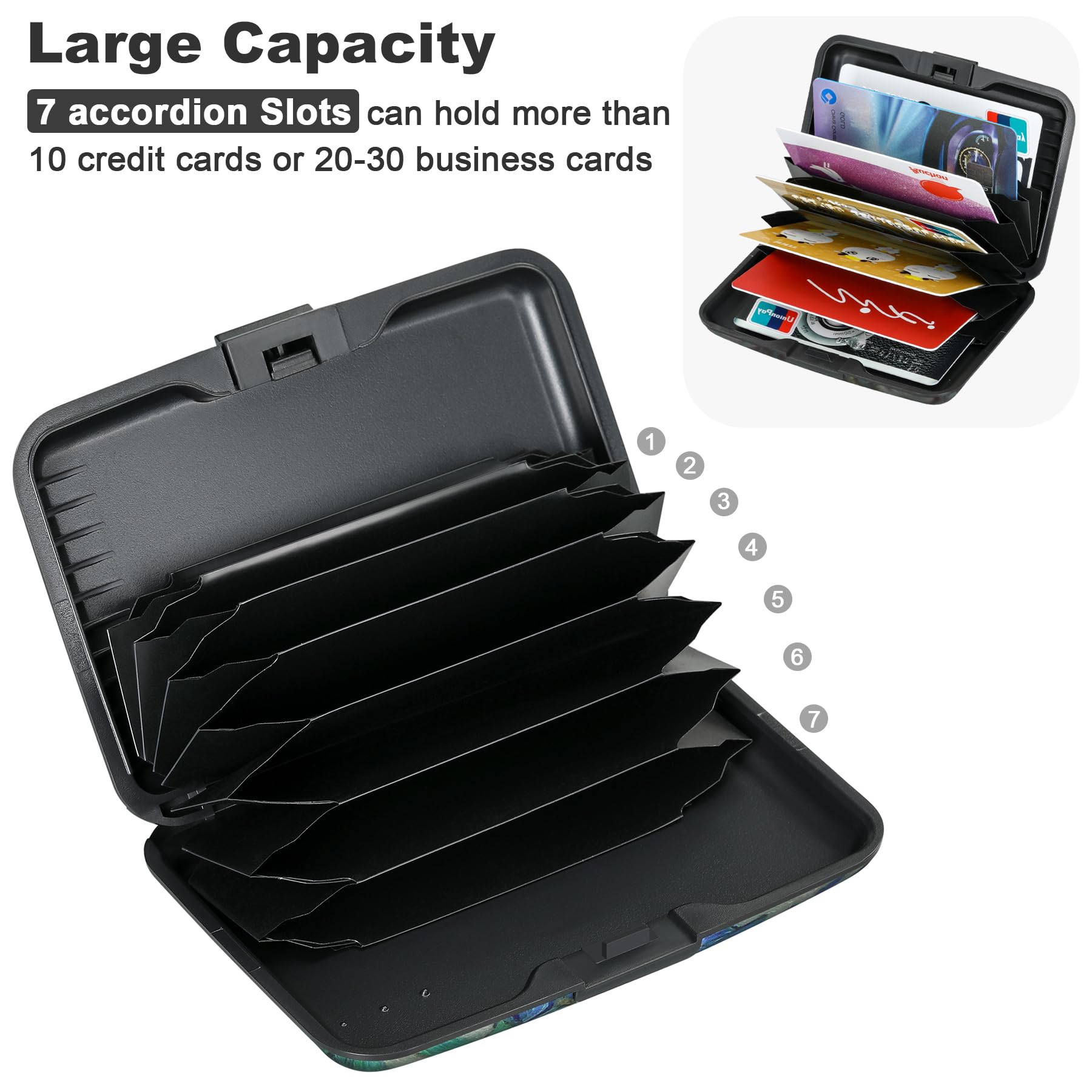 The Blossom Shield: RFID Aluminum Security Wallet
