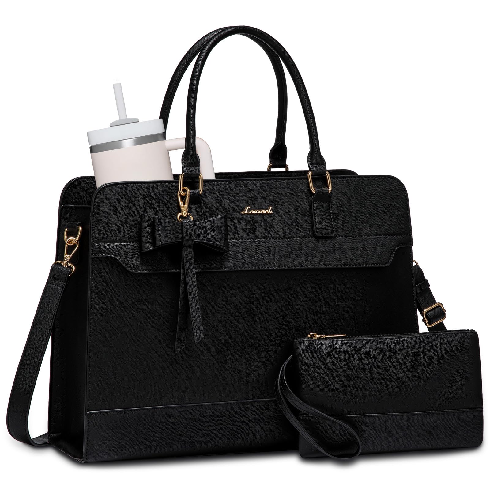 The Aura Executive Grand Tote – 15.6" Laptop & Travel Companion
