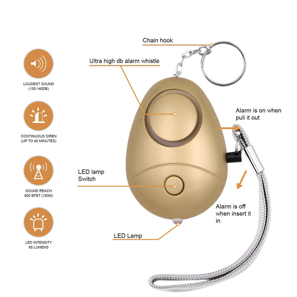 The Aura Family Shield – 6-Pack Multi-Color Safety Alarms