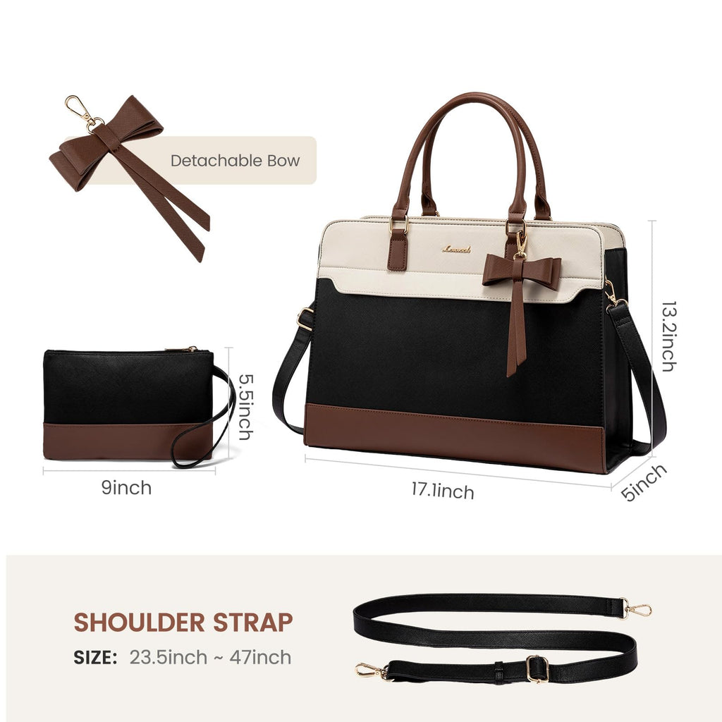 The Aura Executive Grand Tote – 15.6" Laptop & Travel Companion