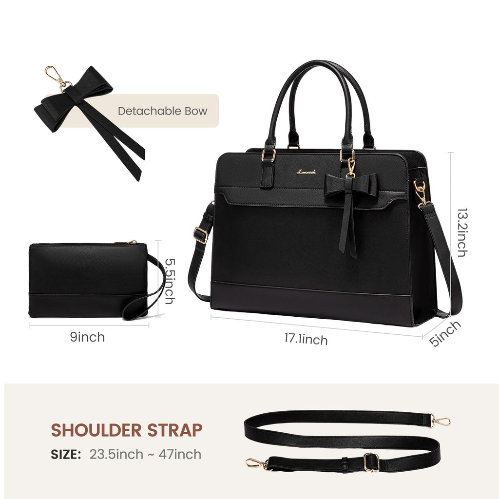 The Aura Executive Grand Tote – 15.6" Laptop & Travel Companion