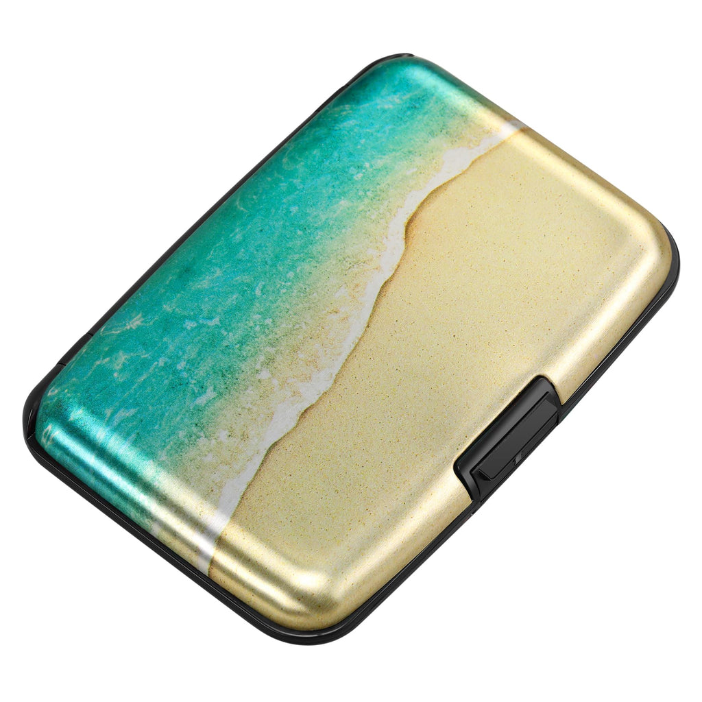The Blossom Shield: RFID Aluminum Security Wallet