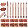 The Aurora Lip Collection by QiBest: 8-Piece Matte & Plumping Set
