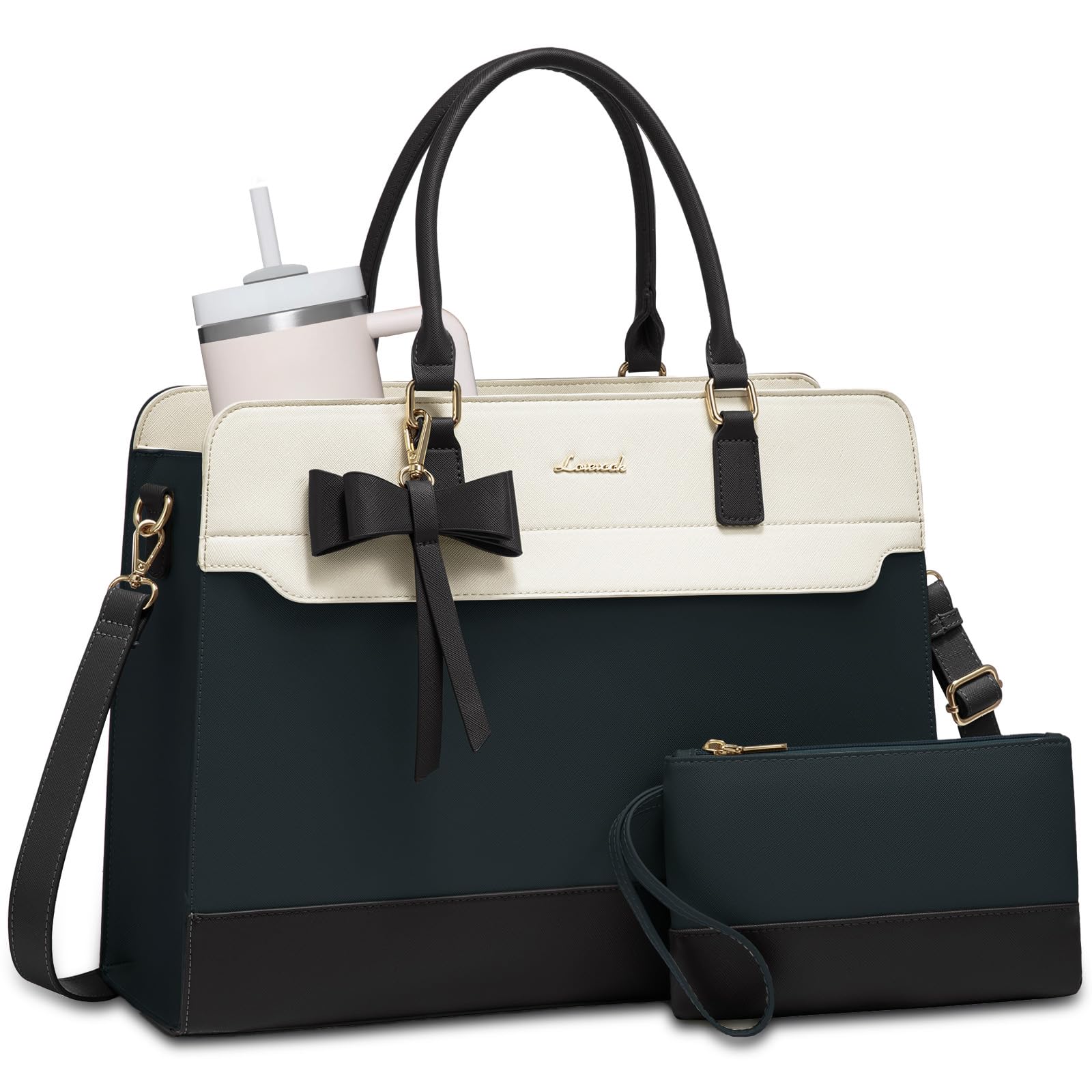 The Aura Executive Grand Tote – 15.6" Laptop & Travel Companion