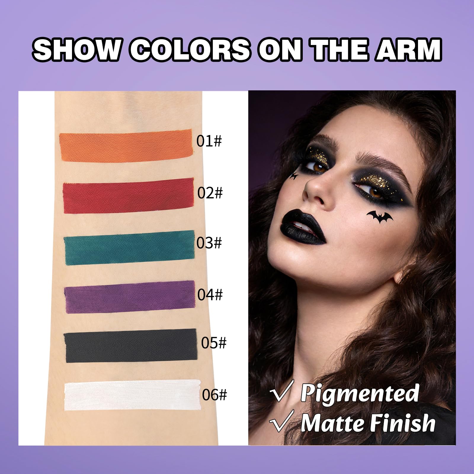 The Aurora Lip Collection by QiBest: 8-Piece Matte & Plumping Set