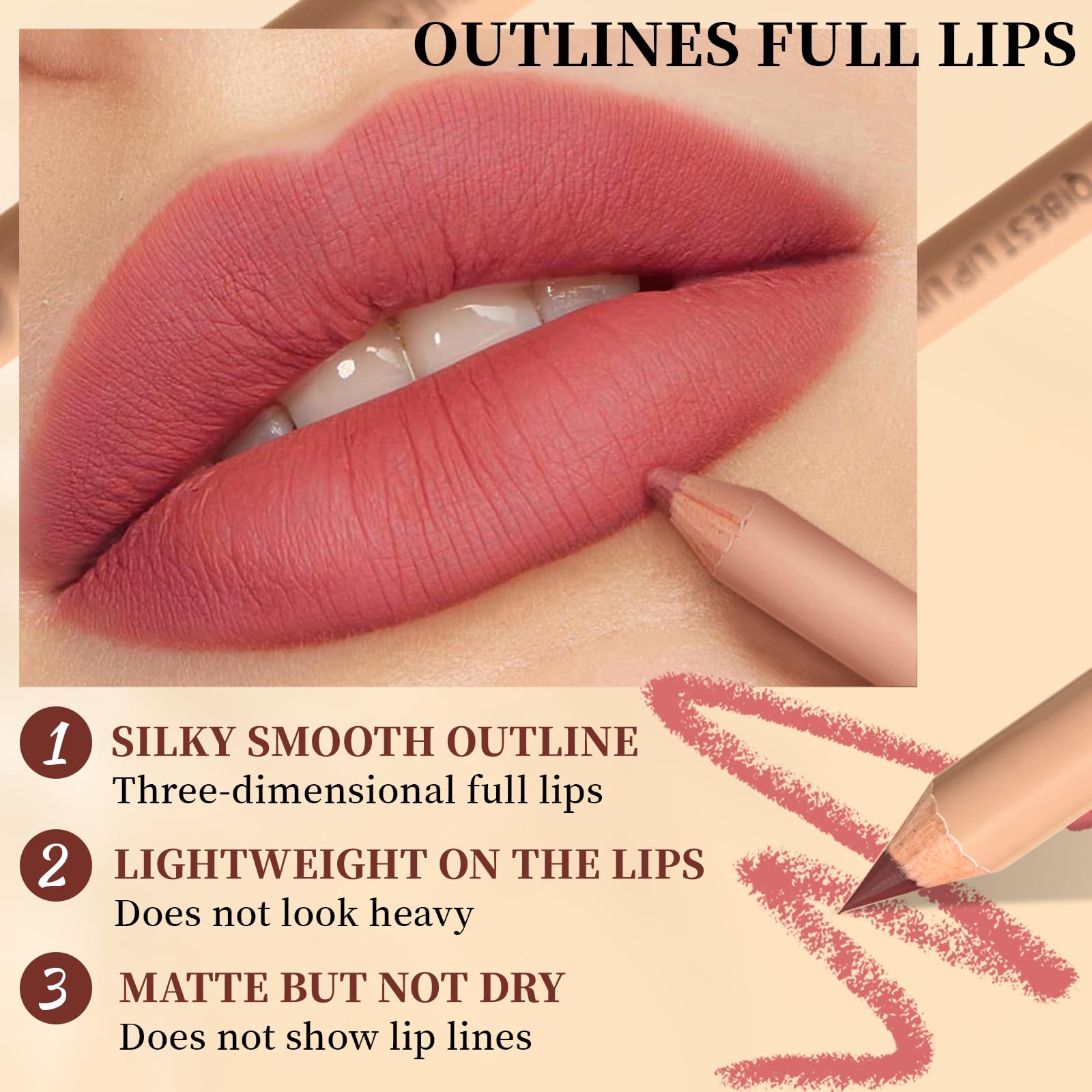 The Aurora Lip Collection by QiBest: 8-Piece Matte & Plumping Set