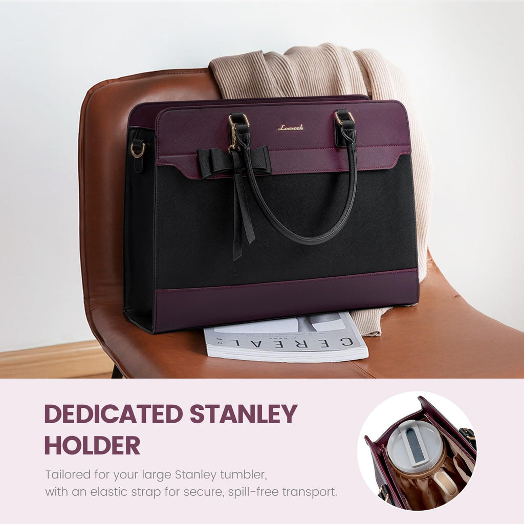 The Aura Executive Grand Tote – 15.6" Laptop & Travel Companion
