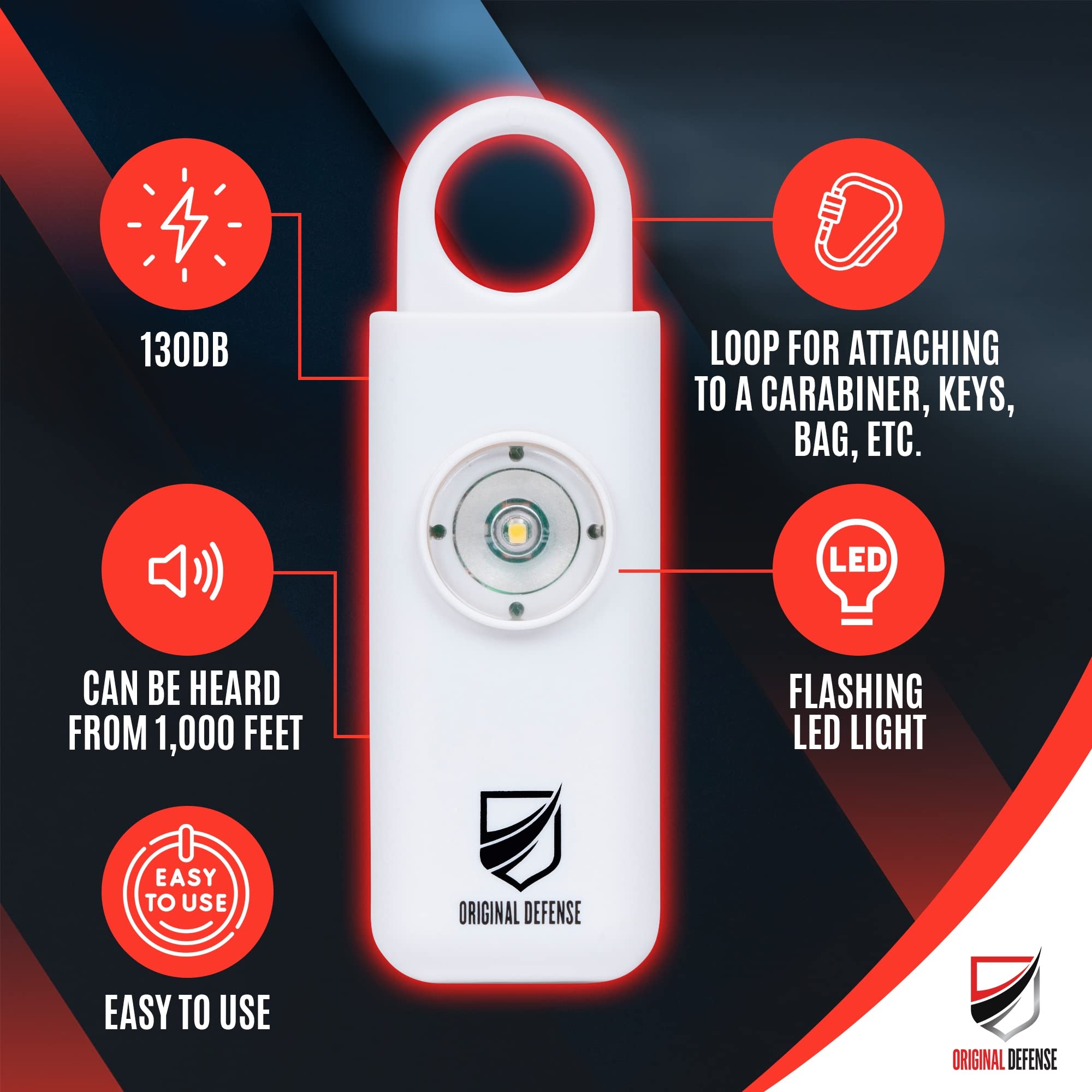 The Aura Siren – High-Intensity Personal Safety Alarm