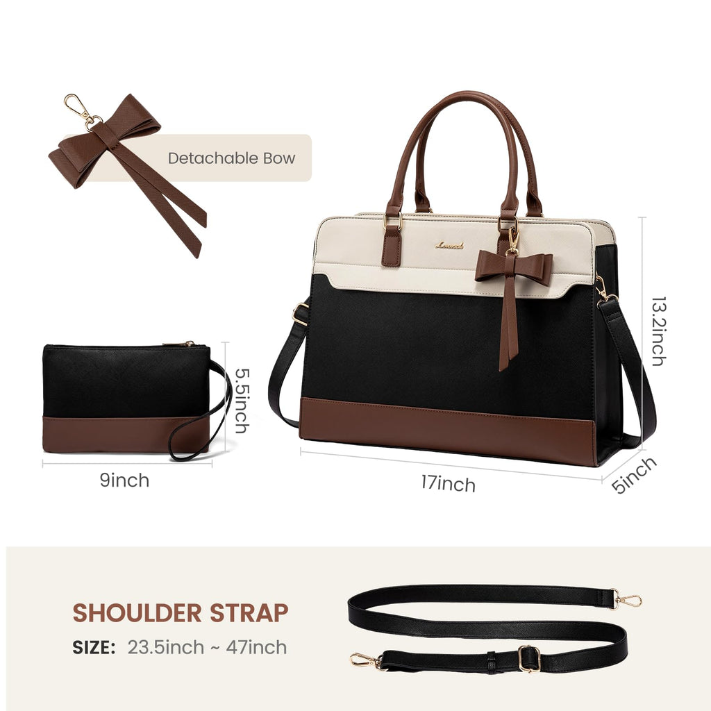 The Aura Executive Grand Tote – 15.6" Laptop & Travel Companion