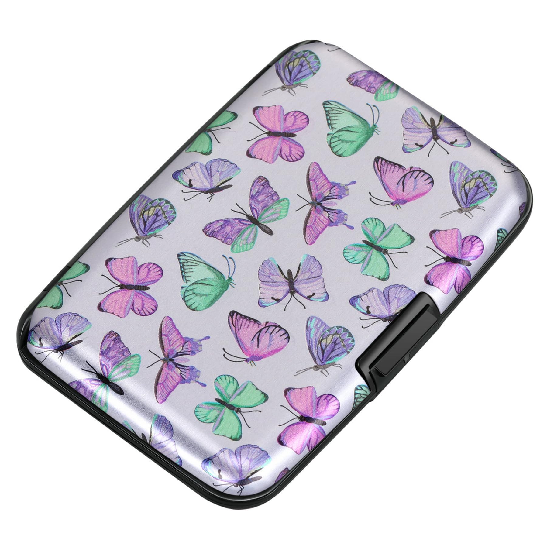 The Blossom Shield: RFID Aluminum Security Wallet