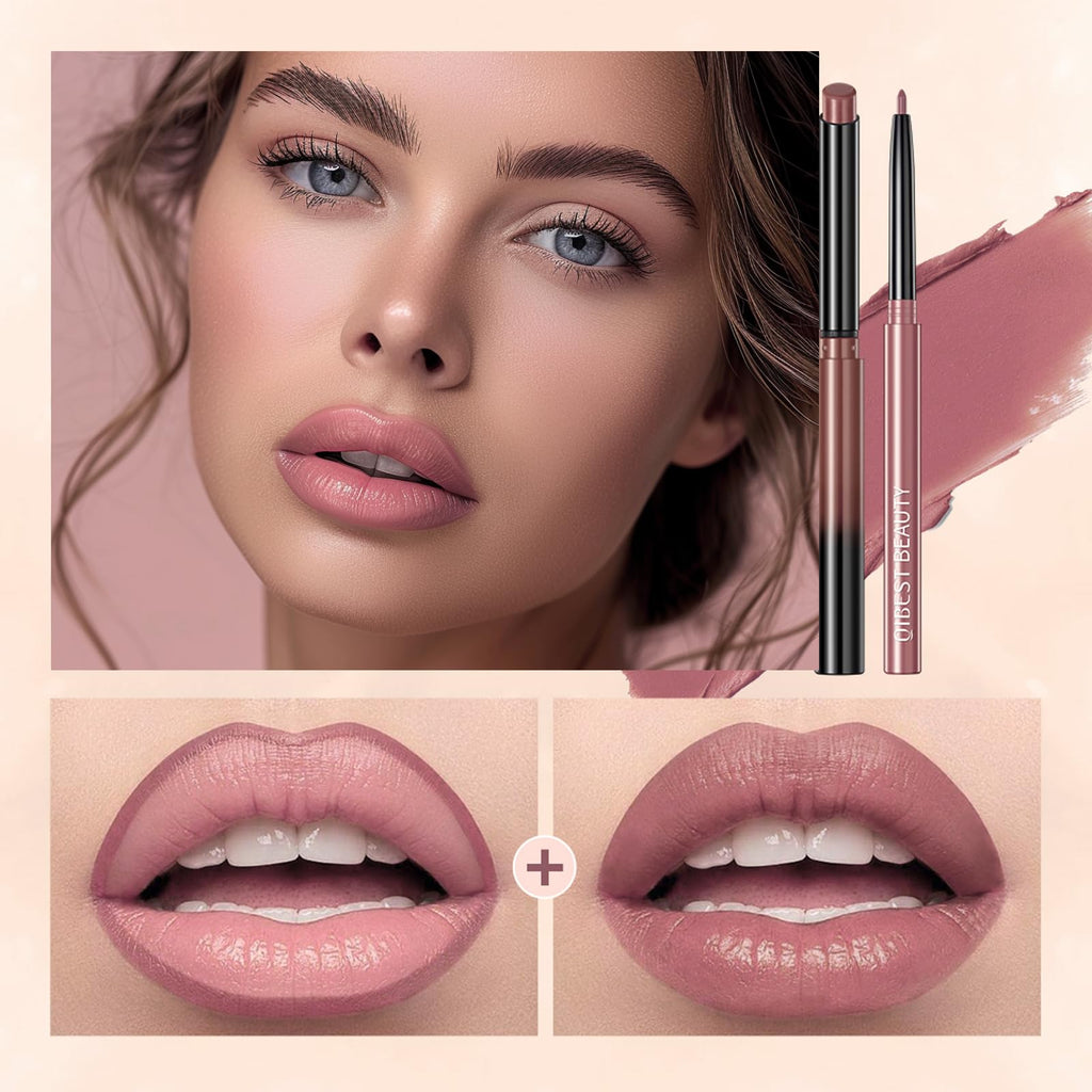 The Aurora Lip Collection by QiBest: 8-Piece Matte & Plumping Set