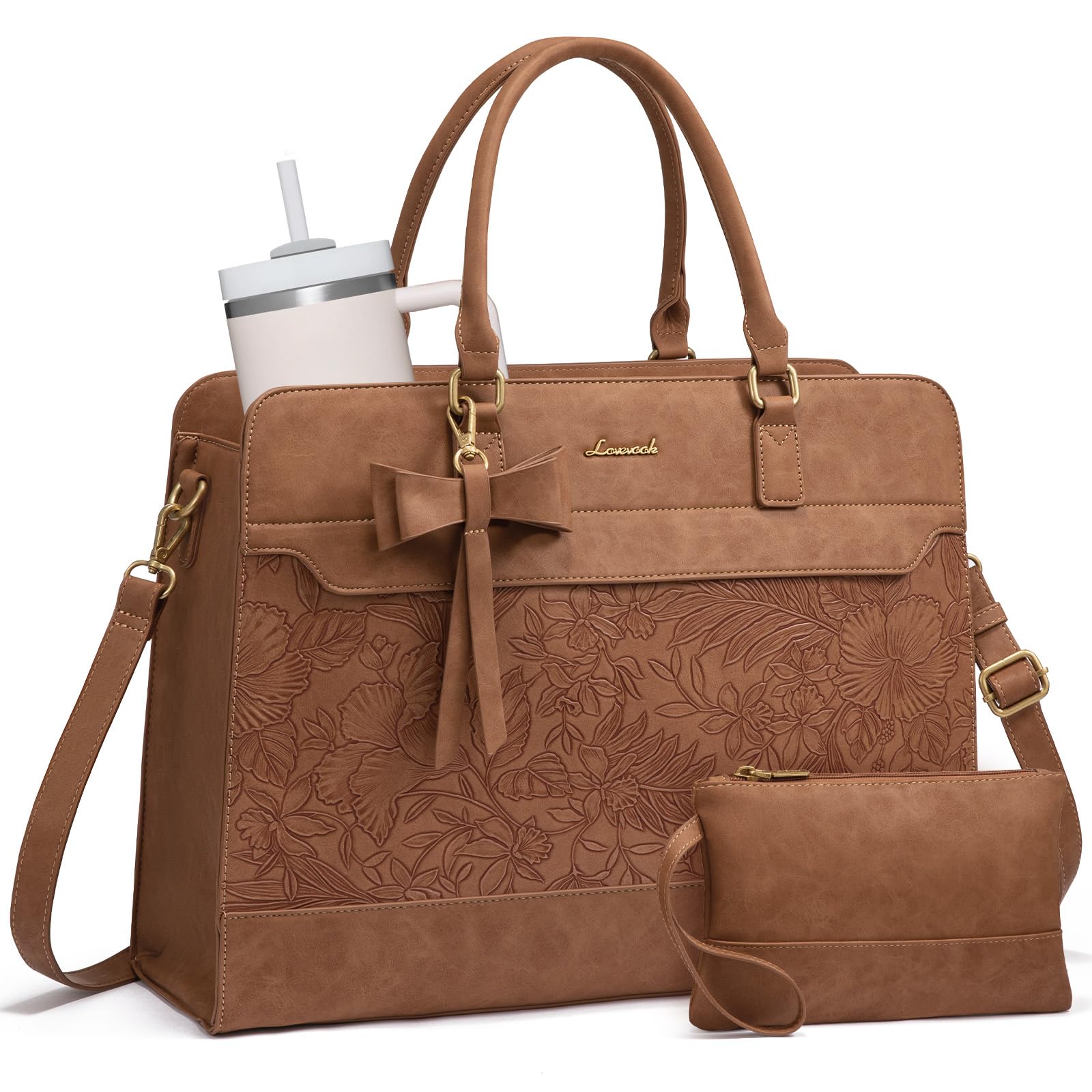 The Aura Executive Grand Tote – 15.6" Laptop & Travel Companion