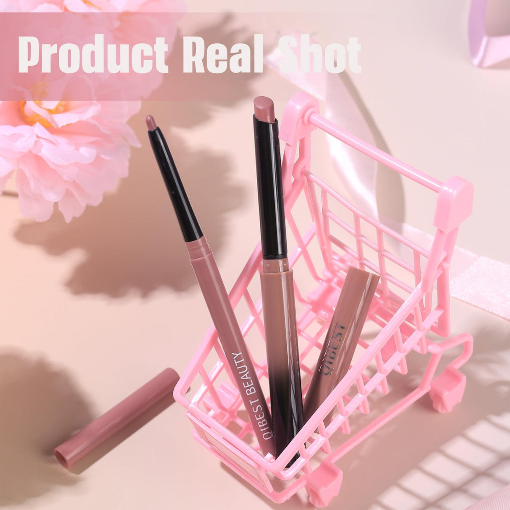 The Aurora Lip Collection by QiBest: 8-Piece Matte & Plumping Set