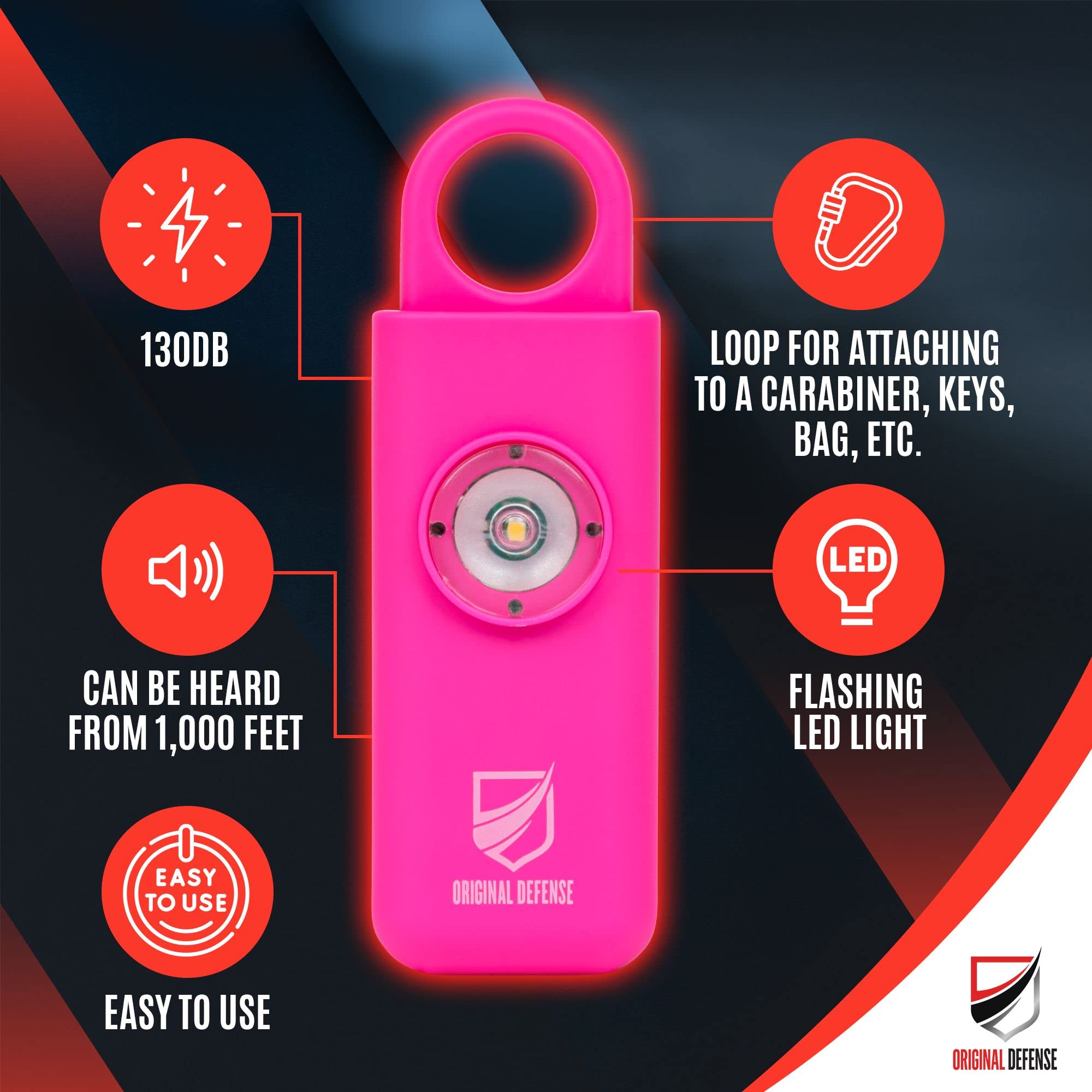 The Aura Siren – High-Intensity Personal Safety Alarm