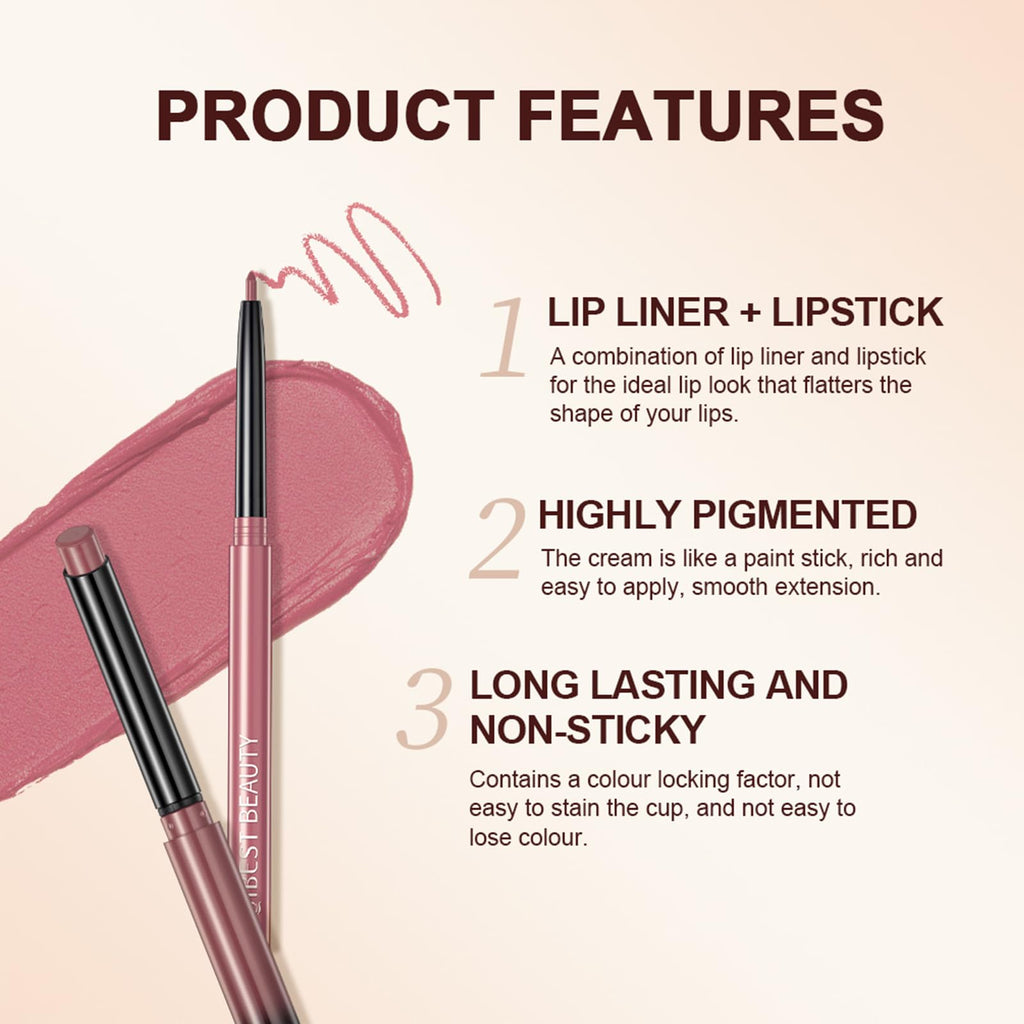 The Aurora Lip Collection by QiBest: 8-Piece Matte & Plumping Set