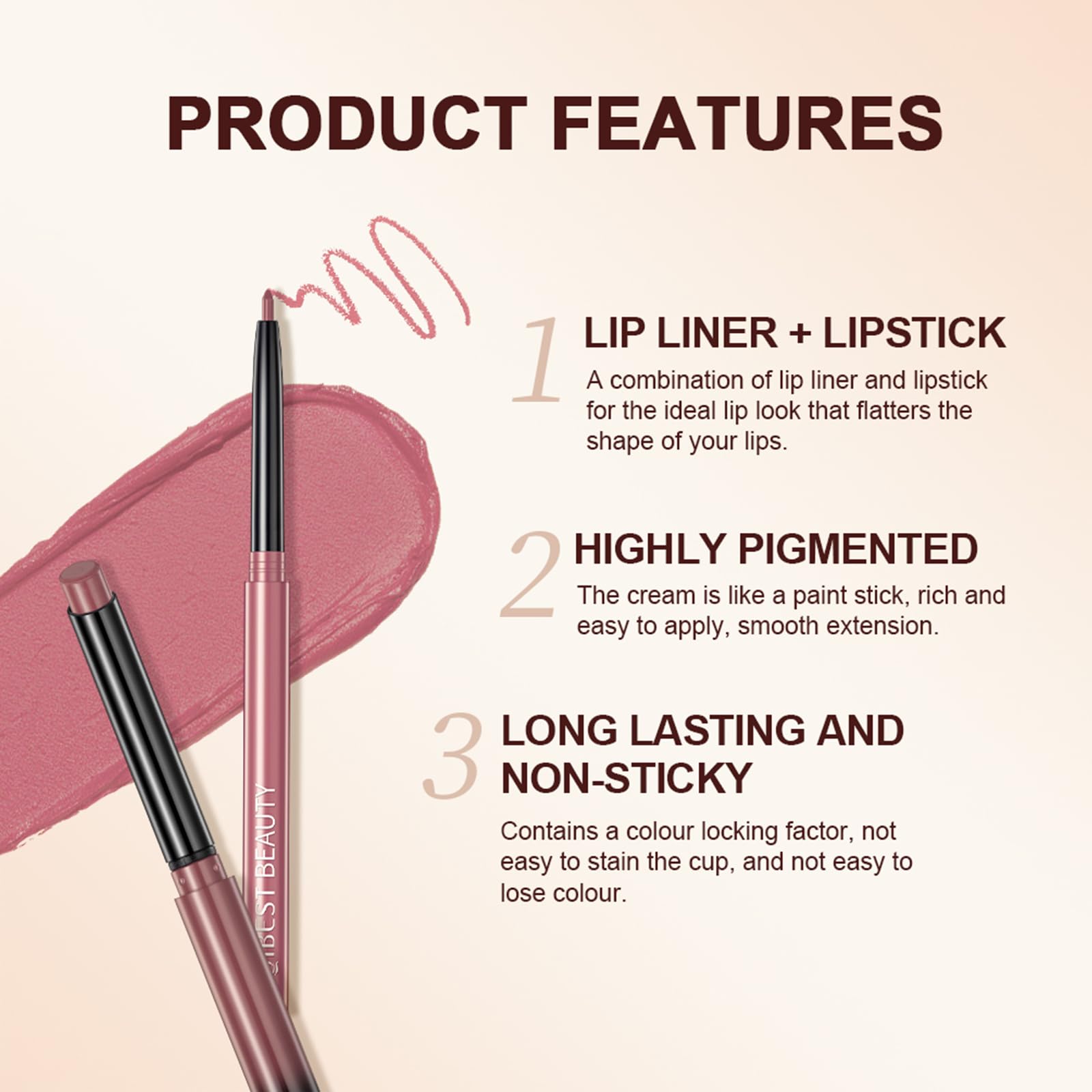 The Aurora Lip Collection by QiBest: 8-Piece Matte & Plumping Set