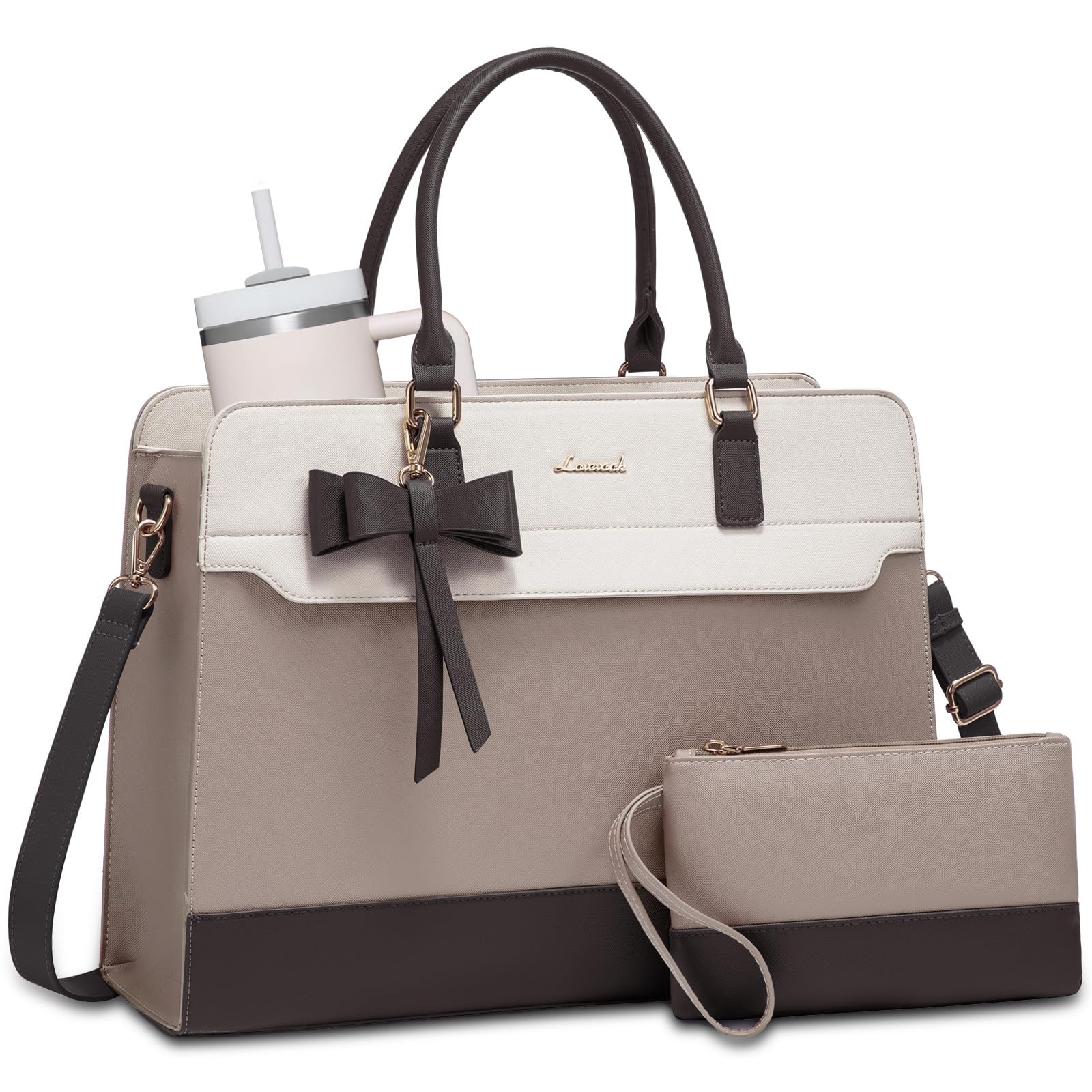 The Aura Executive Grand Tote – 15.6" Laptop & Travel Companion