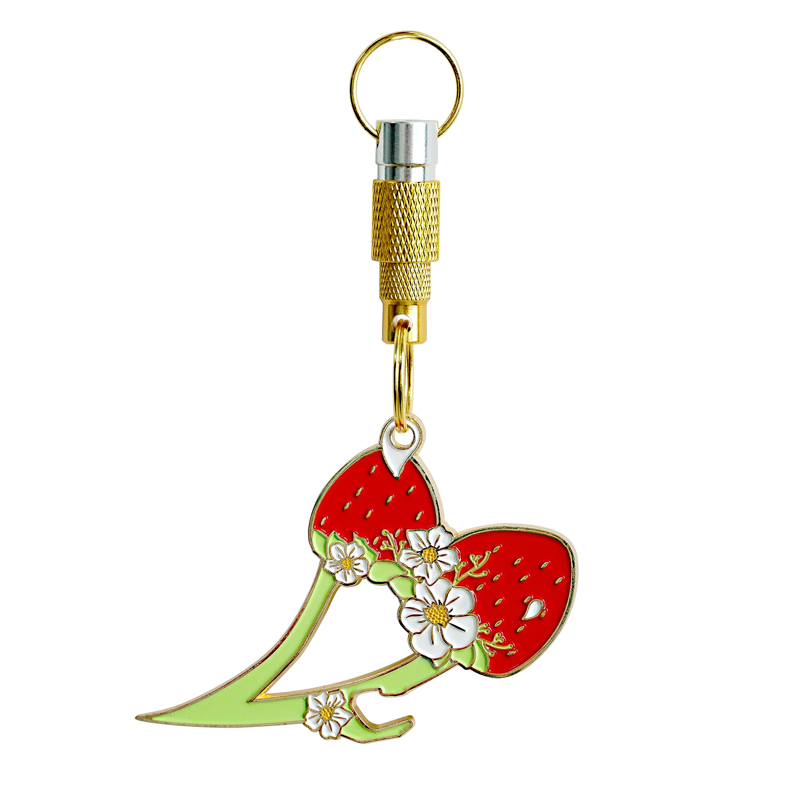 The Sweet Sentry – Strawberry Artifact Keychain Charm