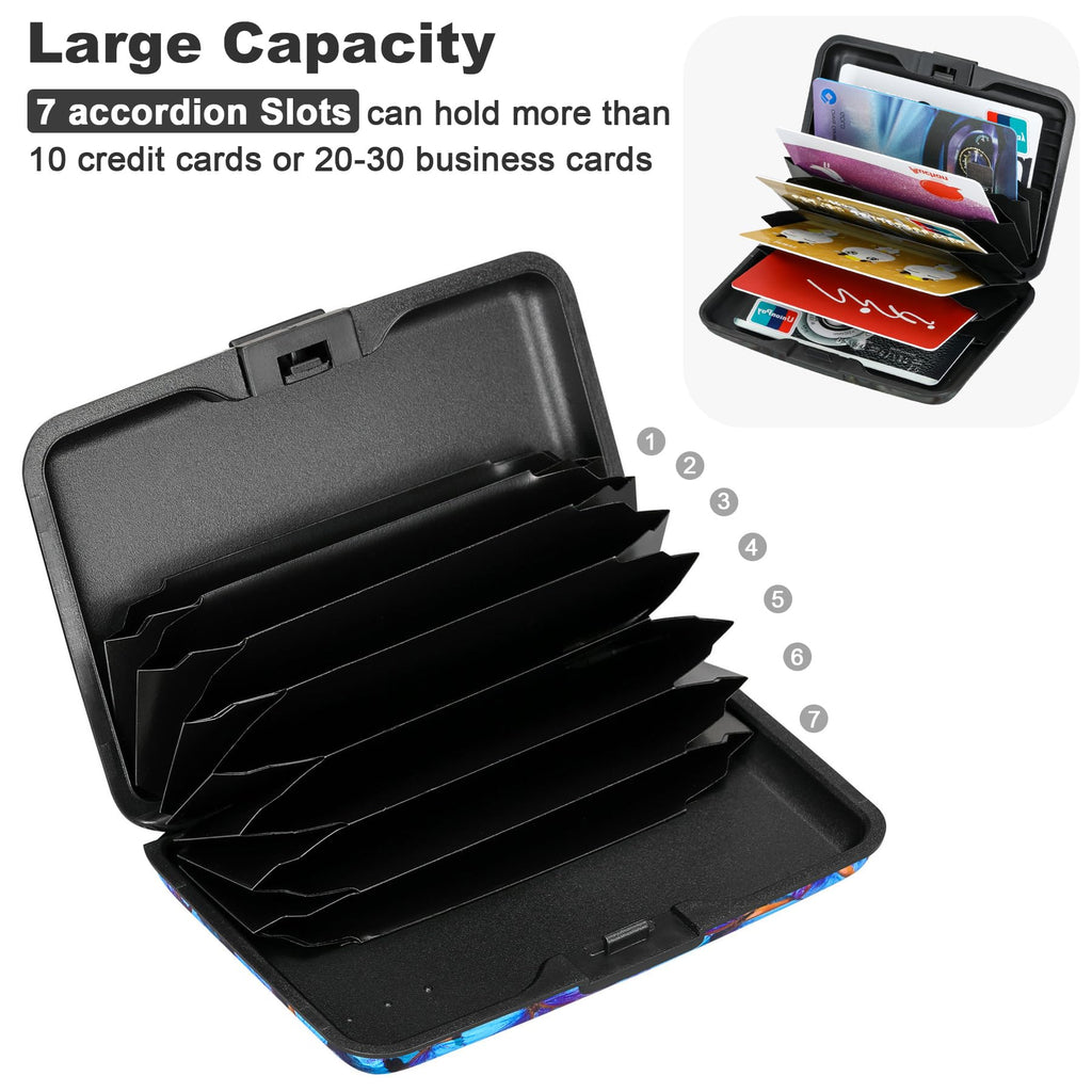 The Blossom Shield: RFID Aluminum Security Wallet