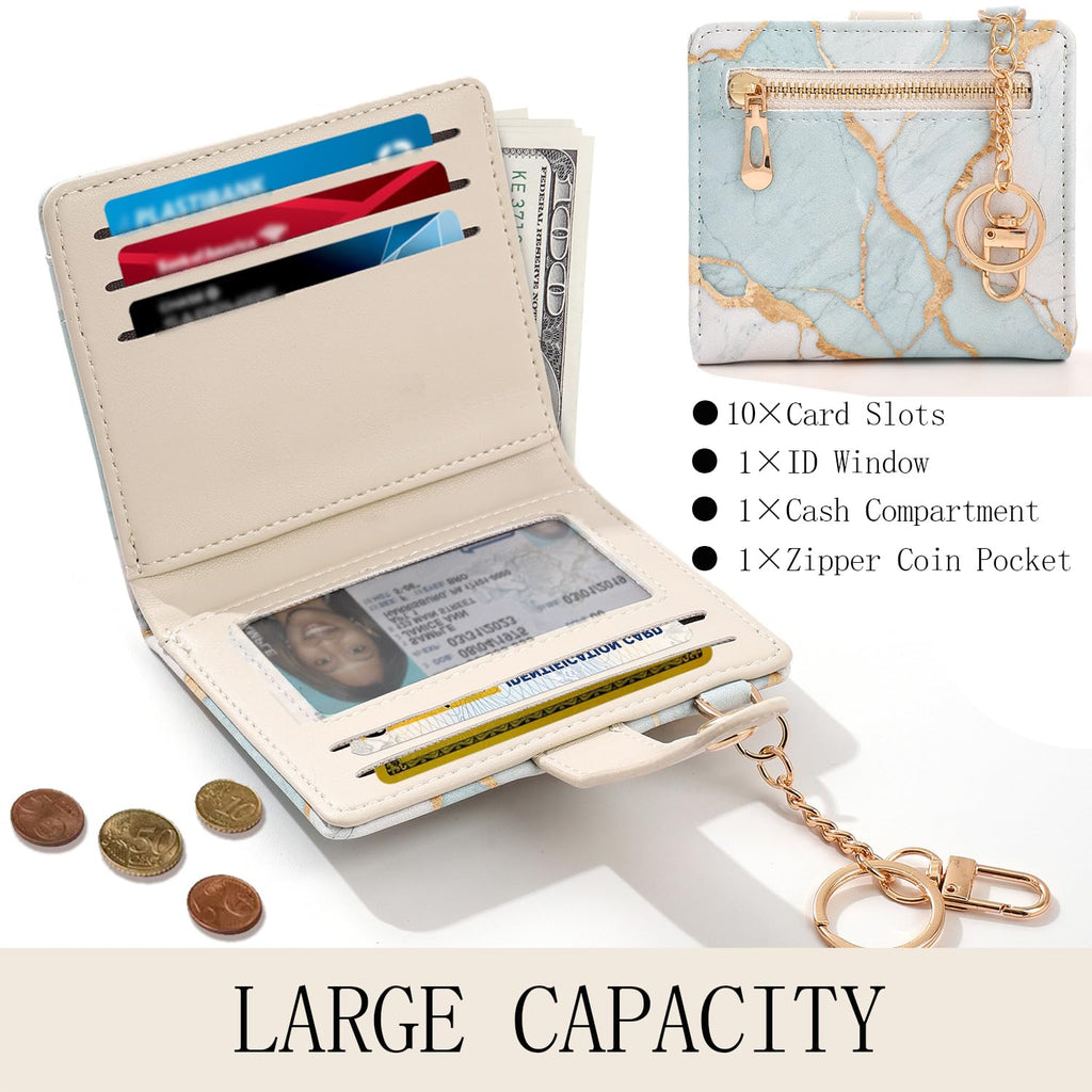 The Aurora Floral Shield: Premium RFID-Protected Leather Wallet