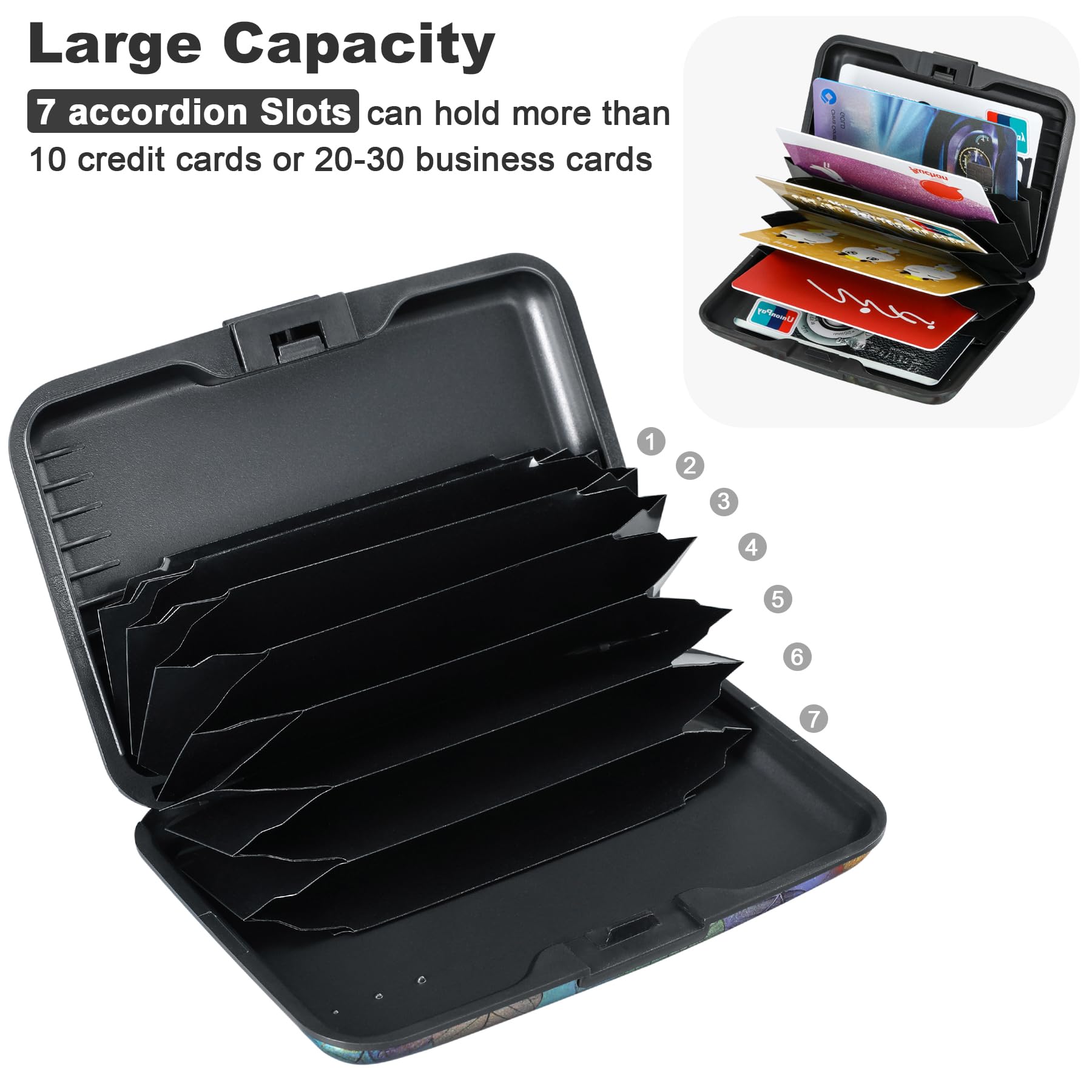 The Blossom Shield: RFID Aluminum Security Wallet