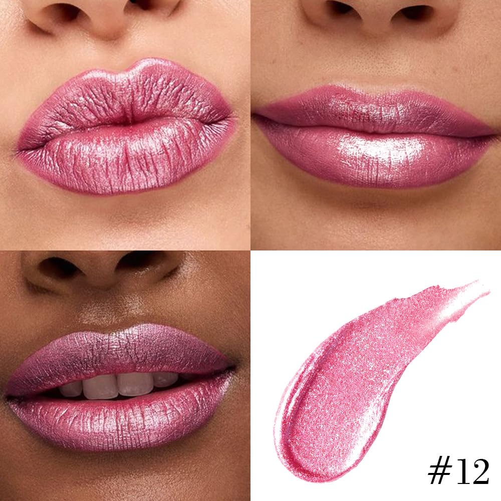 The Kaely 2-in-1 Mauve Metallic Lip & Liner: Arctic Shimmer Edition