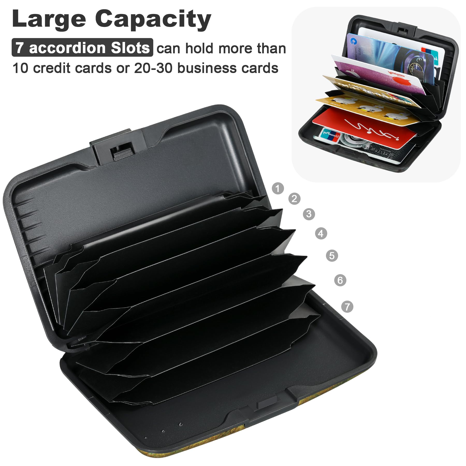 The Blossom Shield: RFID Aluminum Security Wallet