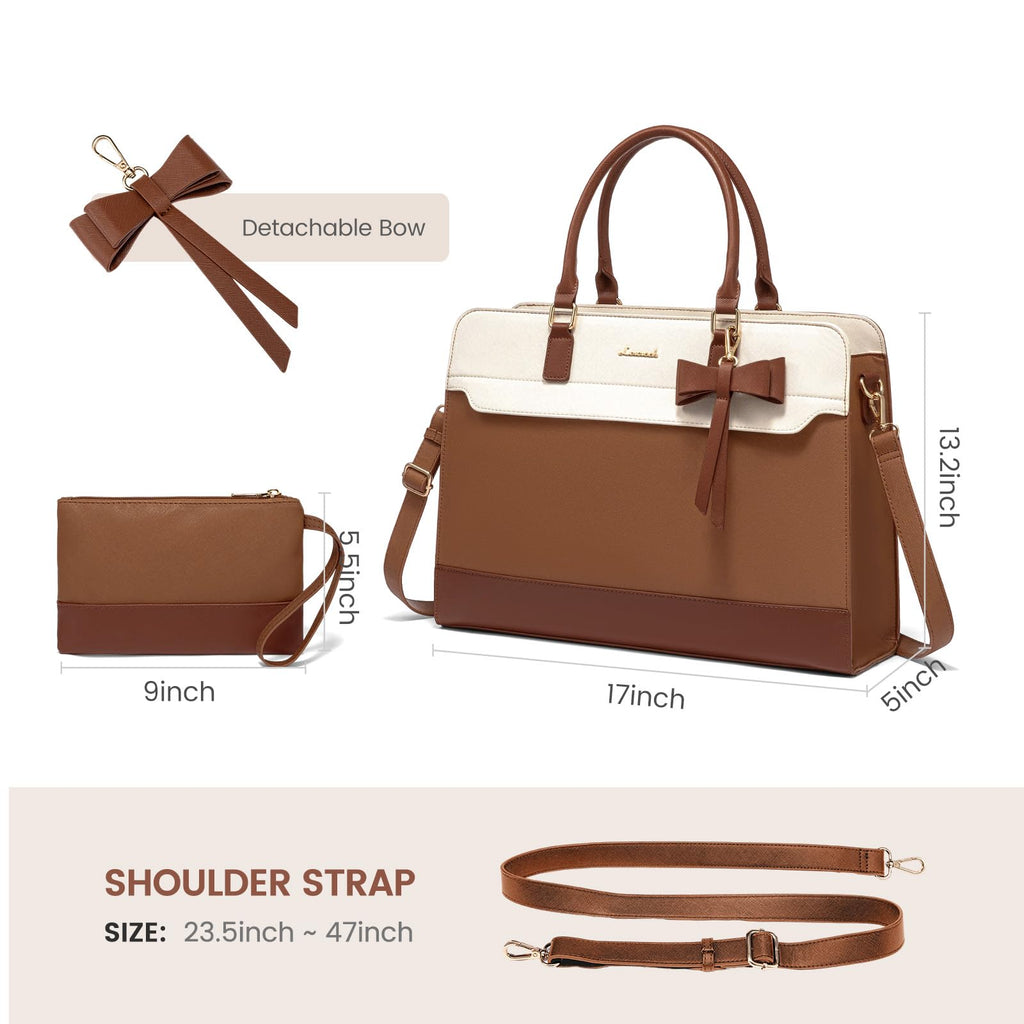 The Aura Executive Grand Tote – 15.6" Laptop & Travel Companion