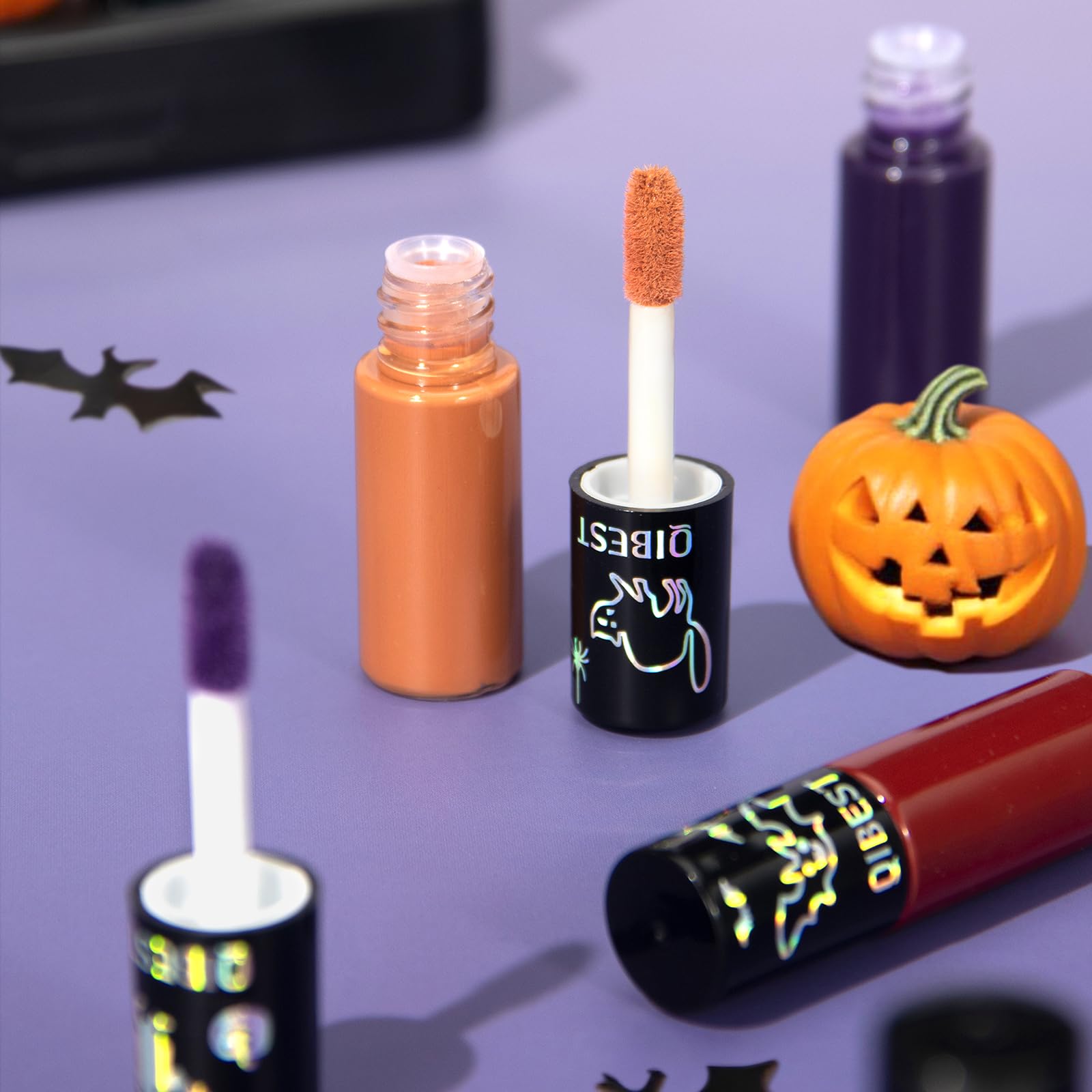 The Aurora Lip Collection by QiBest: 8-Piece Matte & Plumping Set
