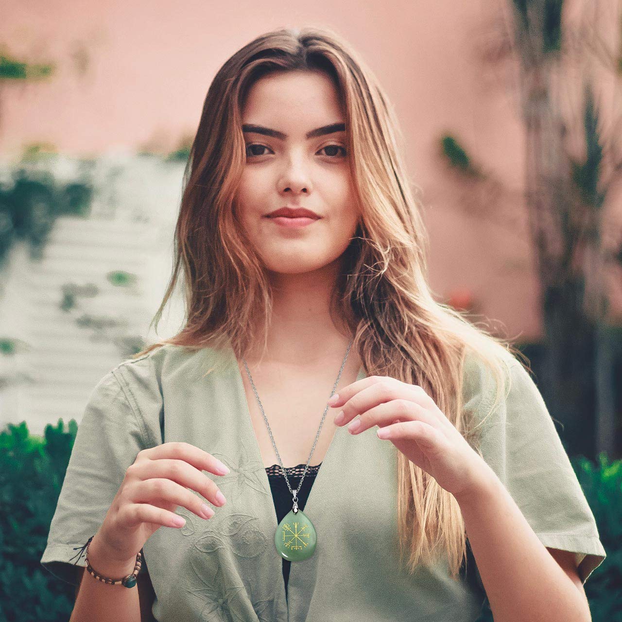 The Nordic Compass: Amethyst Guardian Necklace