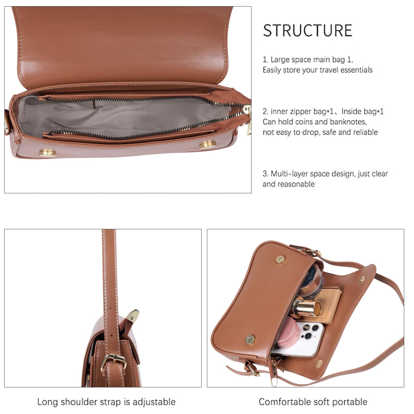 The Aura Versa-Shoulder – Lightweight Convertible Crossbody