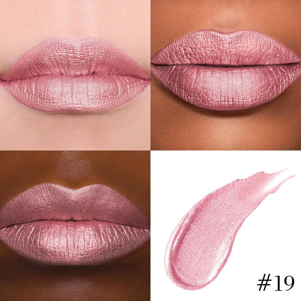 The Kaely 2-in-1 Mauve Metallic Lip & Liner: Arctic Shimmer Edition