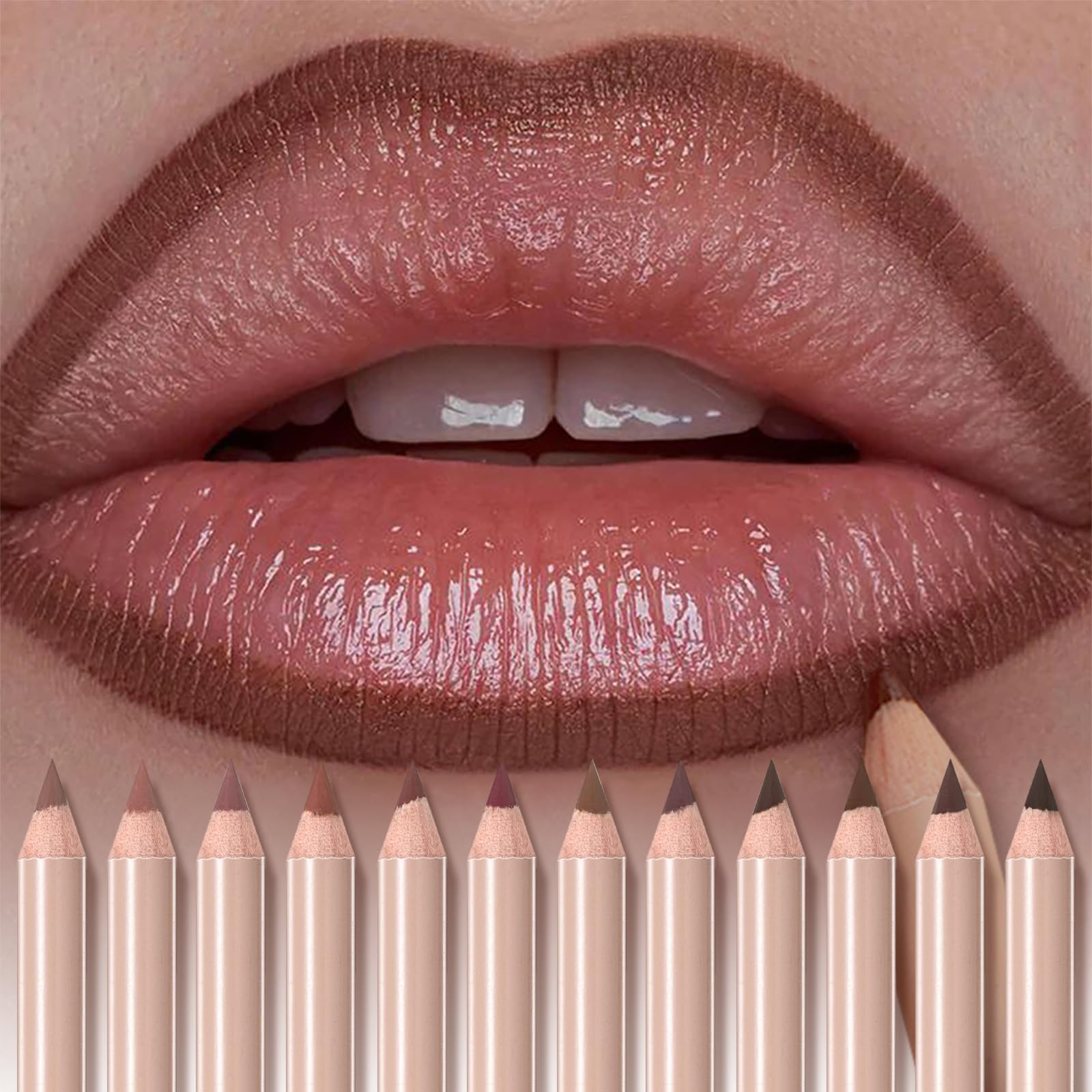 The Aurora Lip Collection by QiBest: 8-Piece Matte & Plumping Set