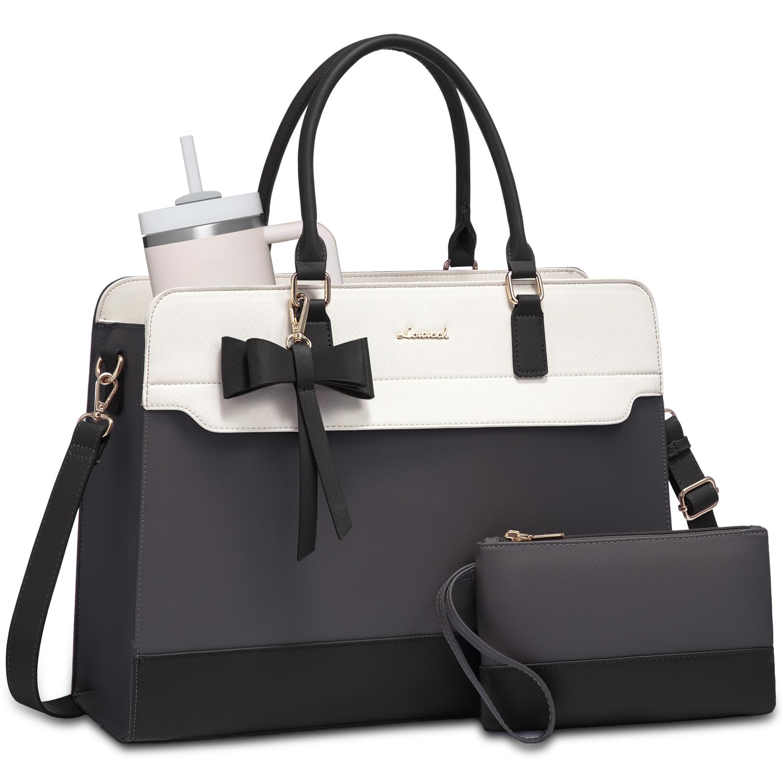 The Aura Executive Grand Tote – 15.6" Laptop & Travel Companion