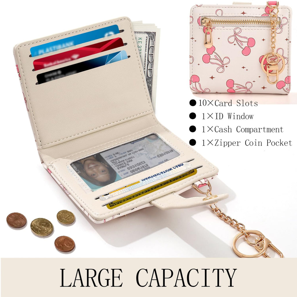 The Aurora Floral Shield: Premium RFID-Protected Leather Wallet