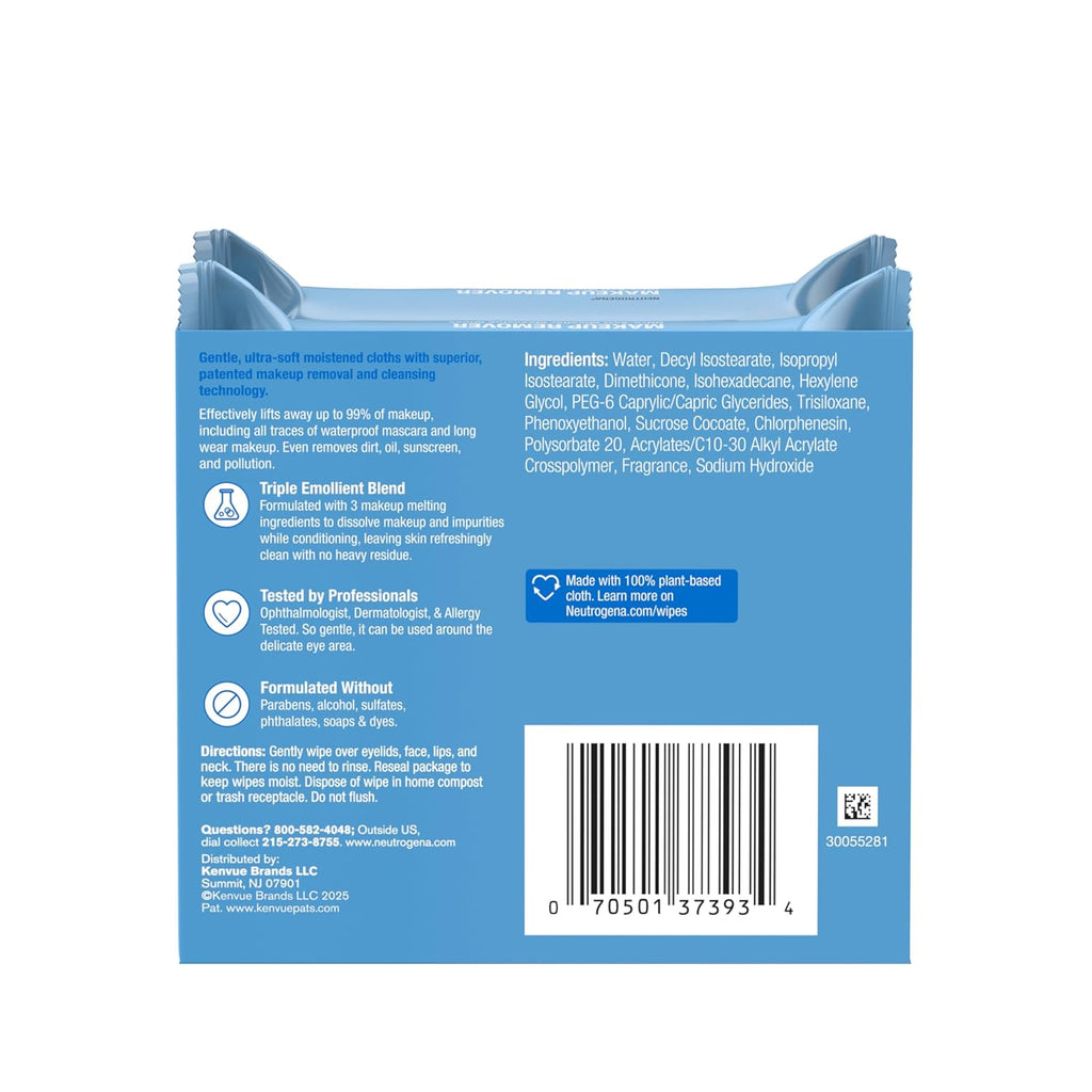 Aura Refresh x Neutrogena – Ultra-Soft Micellar Makeup Remover Wipes